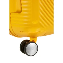American Tourister Soundbox Spinner 80/30 TSA Expandable golden yellow