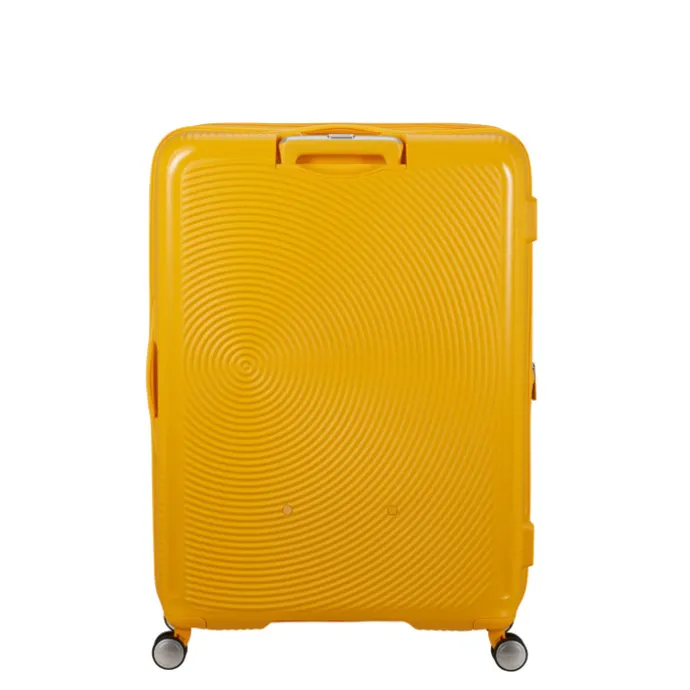 American Tourister Soundbox Spinner 80/30 TSA Expandable golden yellow
