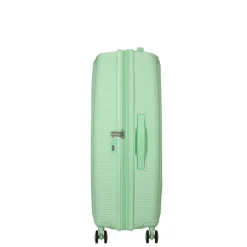 American Tourister Soundbox Spinner 77/28 TSA Expandable pastel green