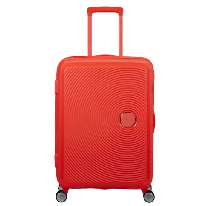 American Tourister Soundbox Spinner 67/24 TSA Expandable neon orange