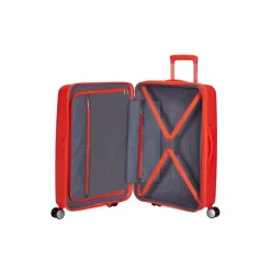 American Tourister Soundbox Spinner 67/24 TSA Expandable neon orange