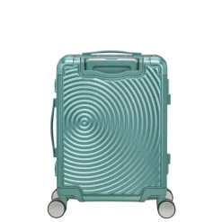 American Tourister Soundbox Aluminium Spinner 55 Expandable dusty turquoise