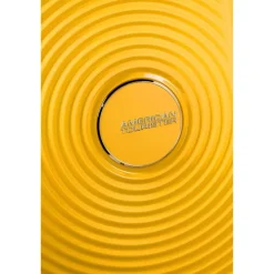 American Tourister Soundbox Spinner 67 Expandable golden yellow