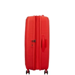 American Tourister Soundbox Spinner 77/28 TSA Expandable neon orange