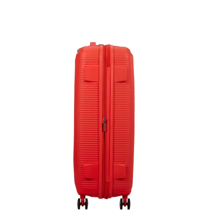 American Tourister Soundbox Spinner 77/28 TSA Expandable neon orange