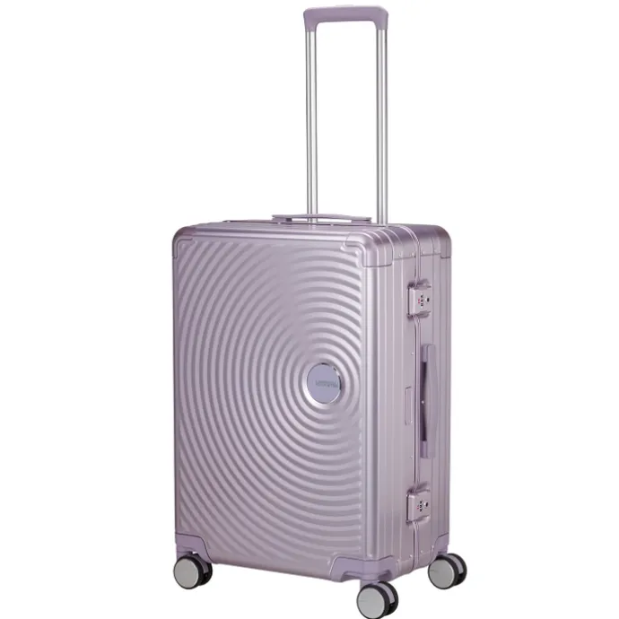 American Tourister Soundbox Aluminium Spinner 68 cm Expandable stormy lilac