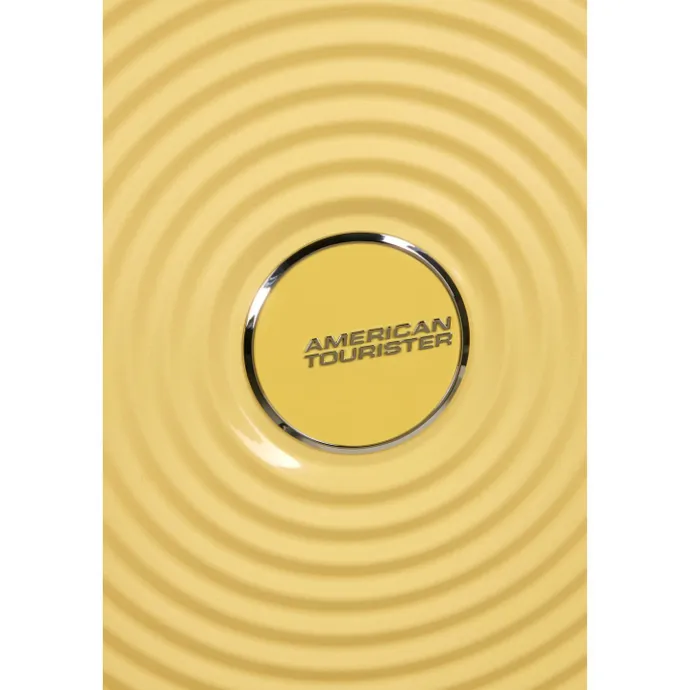 American Tourister Soundbox Spinner 55/20 TSA Expandable pastel yellow
