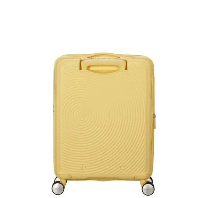 American Tourister Soundbox Spinner 55/20 TSA Expandable pastel yellow