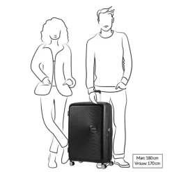 American Tourister Soundbox Spinner 77 Expandable sun kissed coral