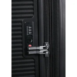 American Tourister Soundbox Spinner 80/30 TSA Expandable bass black