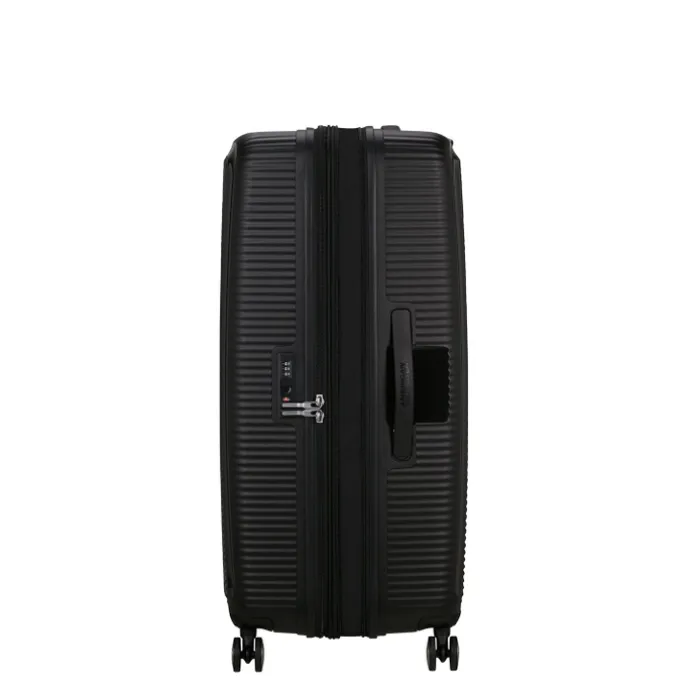 American Tourister Soundbox Spinner 80/30 TSA Expandable bass black