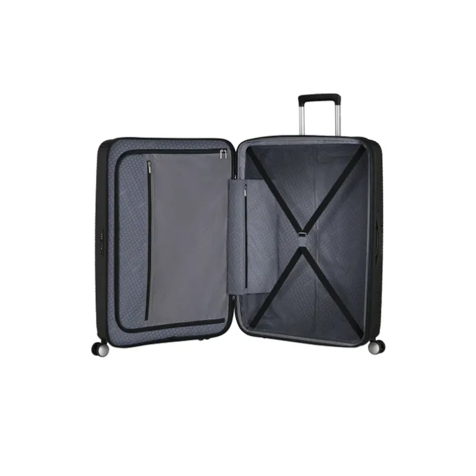 American Tourister Soundbox Spinner 80/30 TSA Expandable bass black
