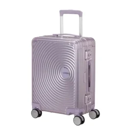 American Tourister Soundbox Aluminium Spinner 55 Expandable stormy lilac