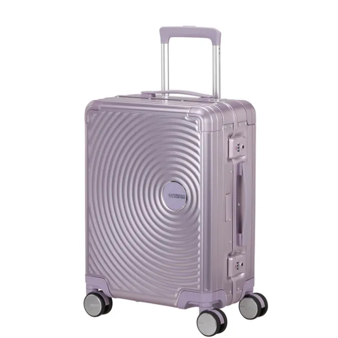 American Tourister Soundbox Aluminium Spinner 55 Expandable stormy lilac
