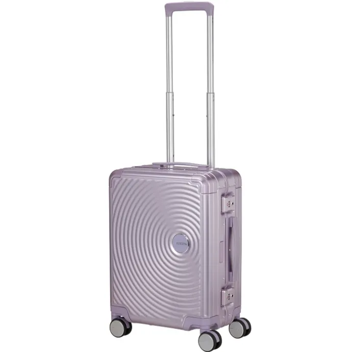 American Tourister Soundbox Aluminium Spinner 55 Expandable stormy lilac