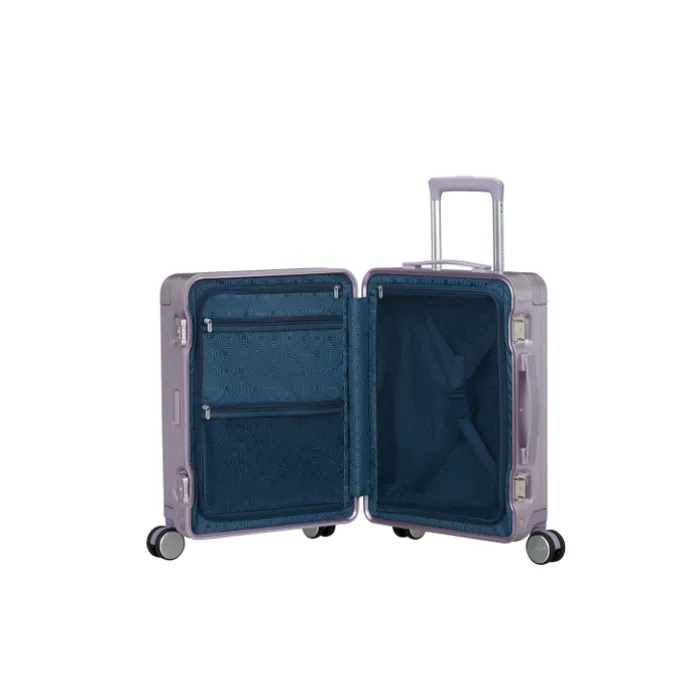 American Tourister Soundbox Aluminium Spinner 55 Expandable stormy lilac