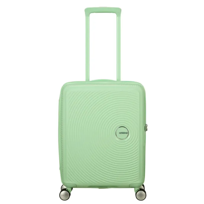 American Tourister Soundbox Spinner 55/20 TSA Expandable pastel green