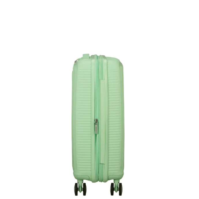 American Tourister Soundbox Spinner 55/20 TSA Expandable pastel green
