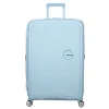 American Tourister Soundbox Spinner 77/28 TSA Expandable pastel blue