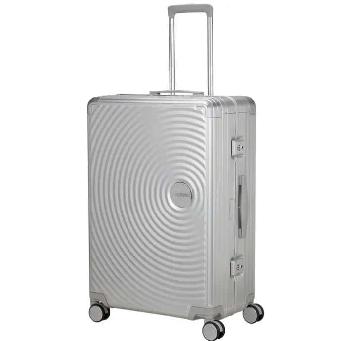 American Tourister Soundbox Alu Spinner 77/28 TSA silver