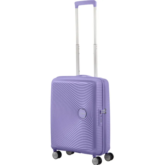 American Tourister Soundbox Spinner 55 Expandable lavender