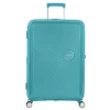 American Tourister Soundbox Spinner 77 Expandable turquoise tonic