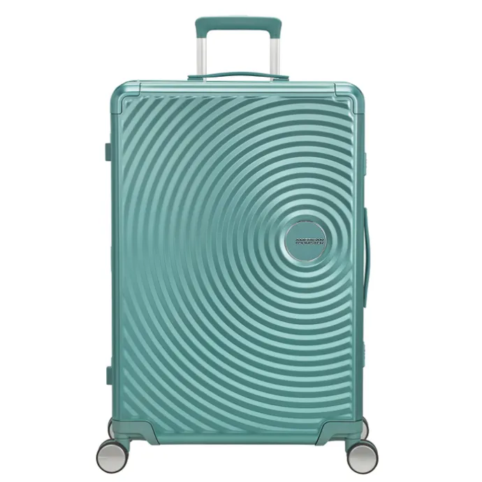 American Tourister Soundbox Aluminium Spinner 77 cm Expandable dusty turquoise