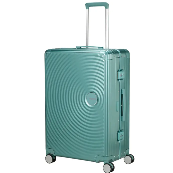 American Tourister Soundbox Aluminium Spinner 77 cm Expandable dusty turquoise