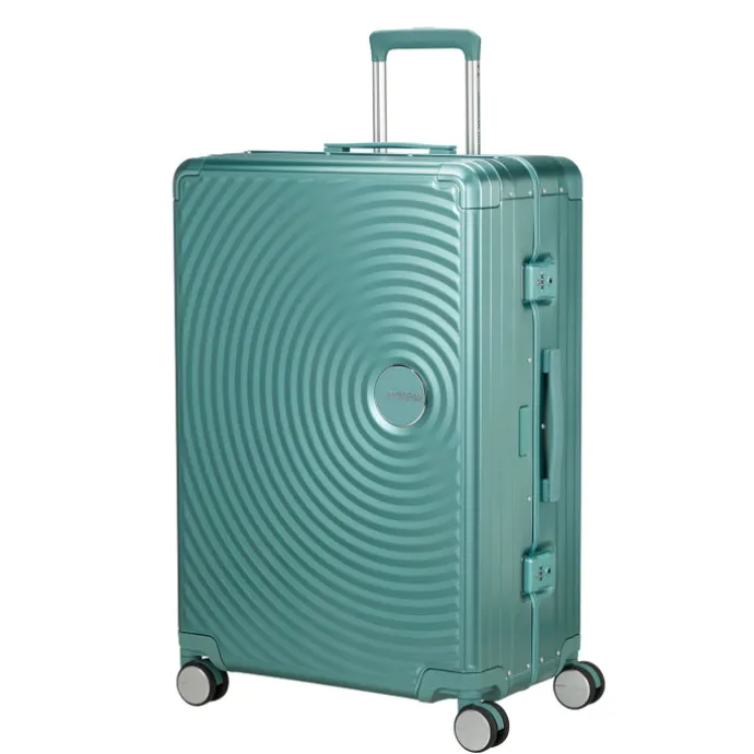 American Tourister Soundbox Aluminium Spinner 77 cm Expandable dusty turquoise