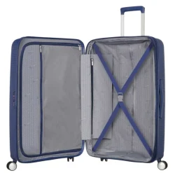 American Tourister Soundbox Spinner 77 Expandable midnight navy