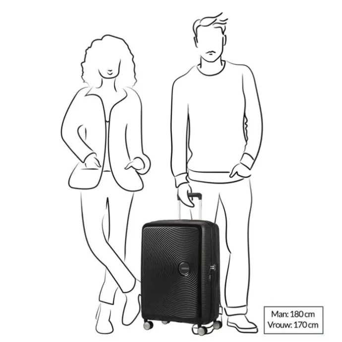 American Tourister Soundbox Spinner 67 Expandable turquoise tonic