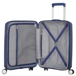 American Tourister Soundbox Spinner 55 Expandable midnight navy