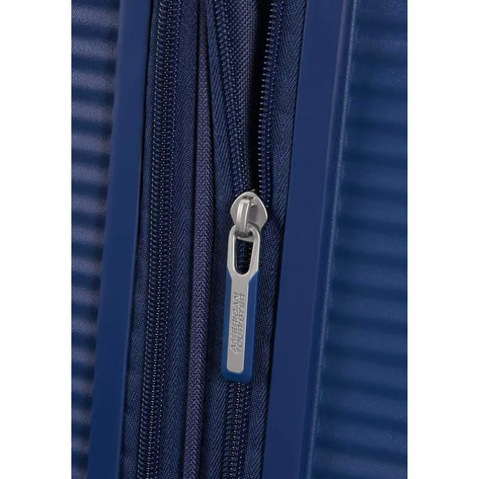 American Tourister Soundbox Spinner 55 Expandable midnight navy