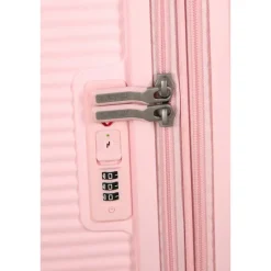 American Tourister Soundbox Spinner 67/24 TSA Expandable pastel pink