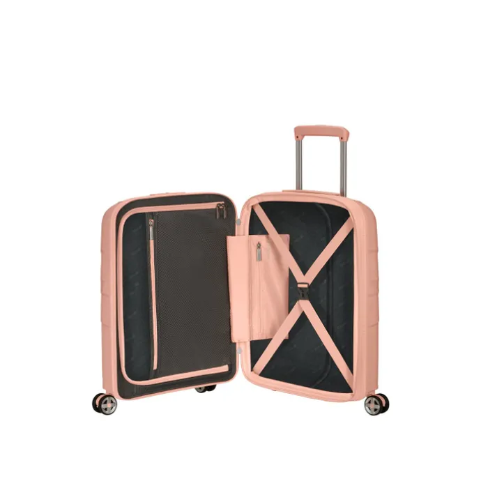 American Tourister Starvibe Spinner 55 EXP met. peach