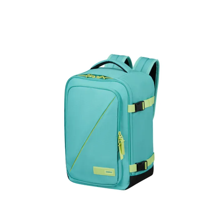 American Tourister TAKE2CABIN Casual Backpack S dusty turquoise/lime