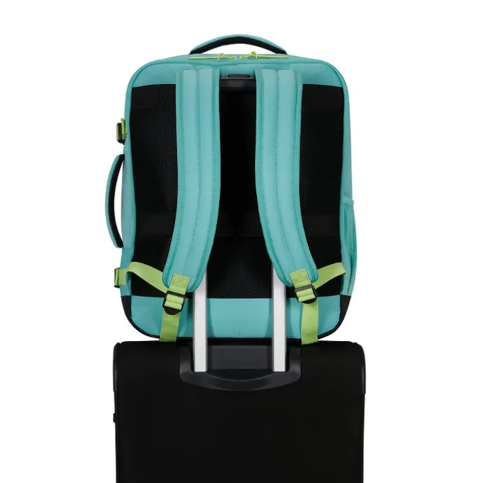American Tourister TAKE2CABIN Casual Backpack M dusty turquoise/lime