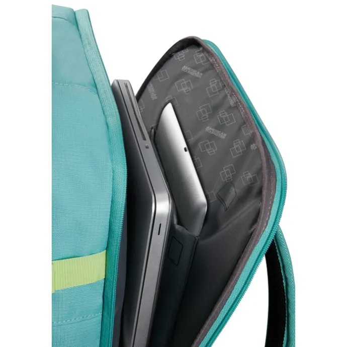 American Tourister TAKE2CABIN Casual Backpack M dusty turquoise/lime