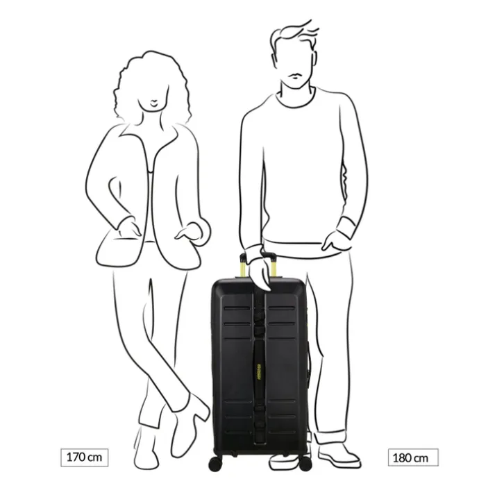 American Tourister Trailon Trunk 80/30 TSA black
