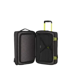 American Tourister Urban Track Duffle/Wheels S Coated black/lime
