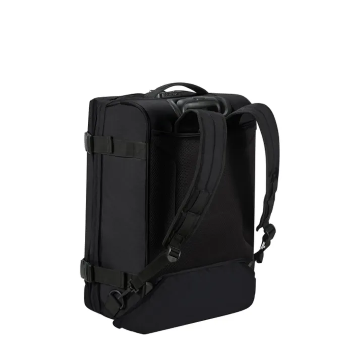 American Tourister Urban Track Duffle/Wheels Backpack asphalt black