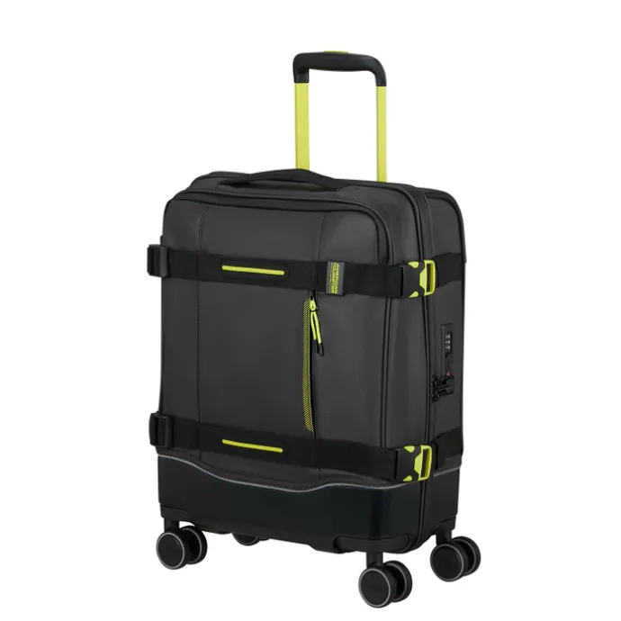 American Tourister Urban Track Spinner S TSA Coated black/lime