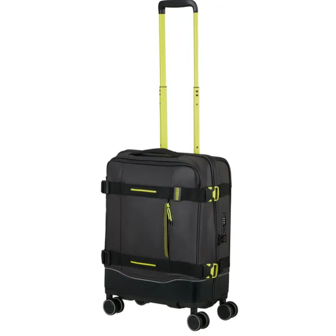 American Tourister Urban Track Spinner S TSA Coated black/lime