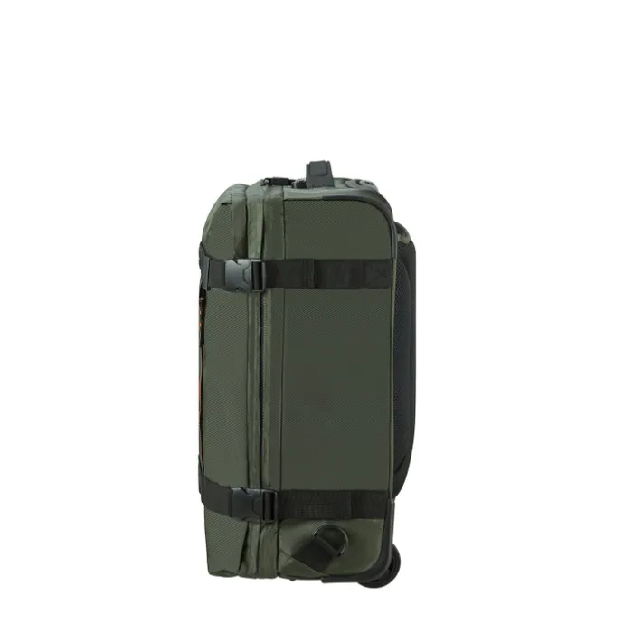 American Tourister Urban Track Duffle/Wheels Backpack dark khaki
