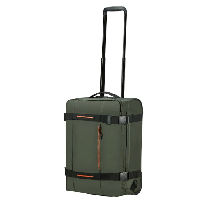 American Tourister Urban Track Duffle/Wheels Backpack dark khaki