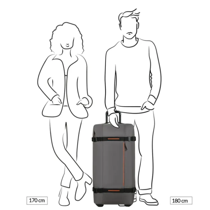 American Tourister Urban Track Duffle/Wheels L dark grey