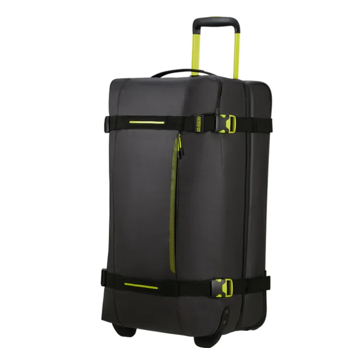 American Tourister Urban Track Duffle/Wheels M Coated black/lime