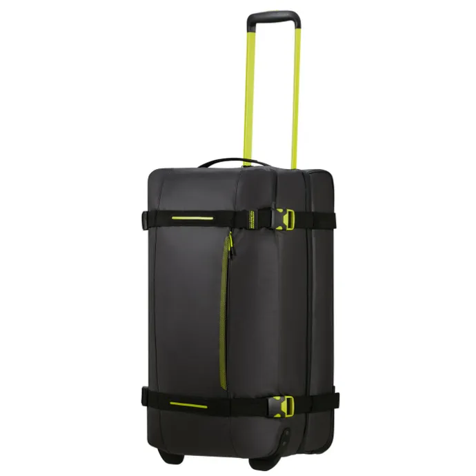 American Tourister Urban Track Duffle/Wheels M Coated black/lime