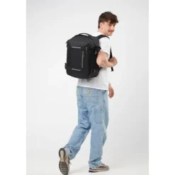 American Tourister Urban Track Laptop Backpack 15,6" coated black/Lime