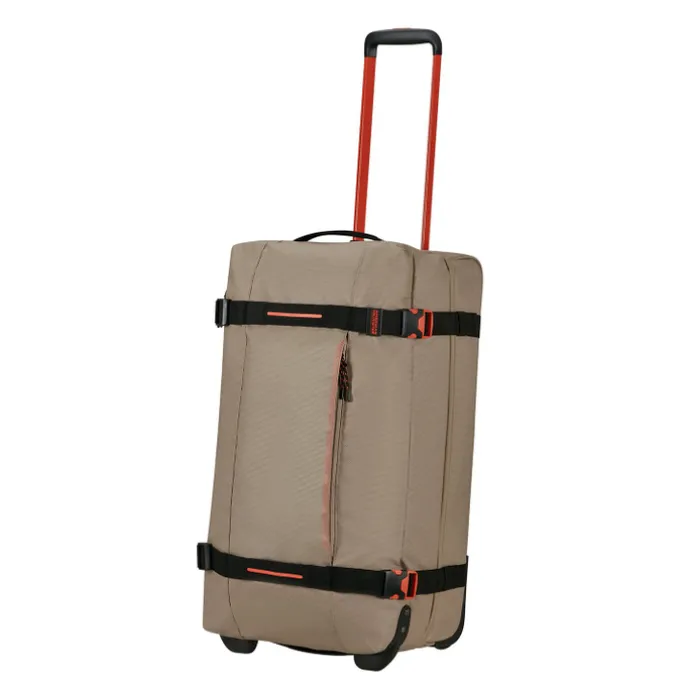 American Tourister Urban Track Wheeled Duffle M Coated beige/orange